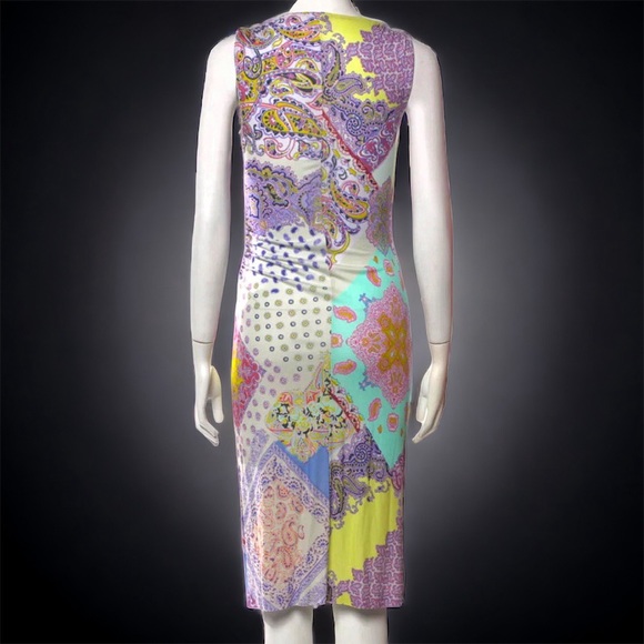 Etro Multicolor Mixed Print Shift Dress, Size Small* (Please see below) - Picture 3 of 16